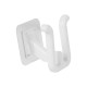 10pcs Wall Mounted Slipper Hooks Shoes Rack Hanging Shelf Self Adhesive Holder Organizer - White