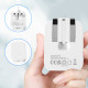 TH31-1U Foldable 18W QC3.0 USB A Fast Charging Mains Adapter for iPhone Samsung Mobile Tabet