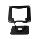 360-degree Rotation Metal Portable Laptop Tablet Stand Riser Bracket Adjustable Holder for Desk - Black