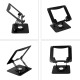 360-degree Rotation Metal Portable Laptop Tablet Stand Riser Bracket Adjustable Holder for Desk - Black