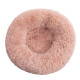 Detachable and Washable Comfy Donut Extra Large Dog Cat Beds Warm Bed Pet Round Plush Puppy Beds - 80cm Pink