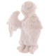 Cute Praying Cherub Figurine Holding Jewelled Silver Cross