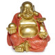 Decorative Ornament - Mini Lucky Glitter Chinese Laughing Buddha 8cm