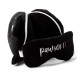 Feline Fine Cat Relaxeazzz Plush Round Travel Pillow &amp; Eye Mask Set