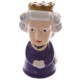 Novelty Collectable Queen and Corgi Ceramic Salt and Pepper Set