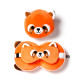 Red Panda Relaxeazzz Plush Round Travel Pillow &amp; Eye Mask Set