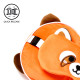 Red Panda Relaxeazzz Plush Round Travel Pillow &amp; Eye Mask Set