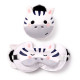 Relaxeazzz Travel Pillow &amp; Eye Mask - Adoramals Bali the Zebra