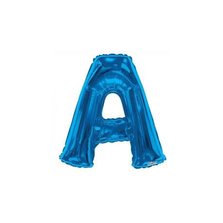 34""  Letter Balloon - A - Blue