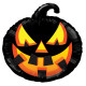 18 Inch Halloween Black Pumpkin