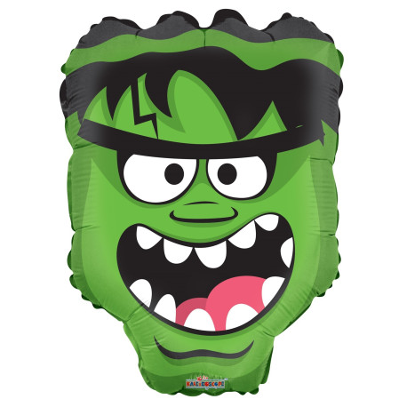 Halloween Green Monster Head Balloon (18 Inch)