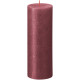 Red Bolsius Rustic Shimmer Metallic Candle (190 x 68mm)