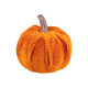 Halloween Mini Velvet Pumpkin Decorations (Pack of 3)