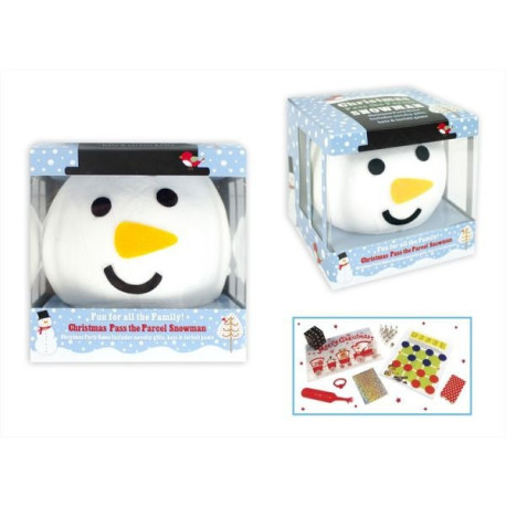 Pass The Parcel Snowman Family Christmas Game