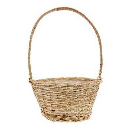 White Unpeeled Basket 27.5cm