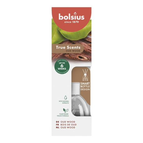 Bolsius True Scents Fragrance Diffuser - Oud Wood (60ml)