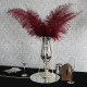 Bordeaux Ostrich Feathers x 5