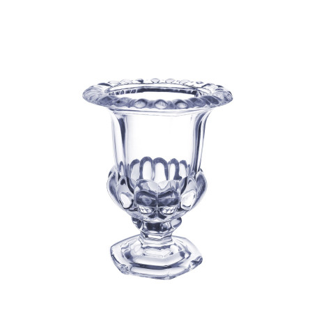 Clear Georgian Glass Urn (22cm)