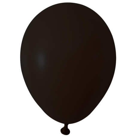 Black Round Shape Latex Balloon - 5 inch (Pk 100)