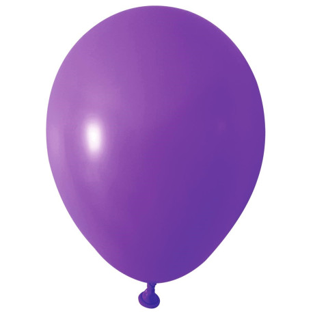 Violet Round Shape Latex Balloon - 5 inch (Pk 100)