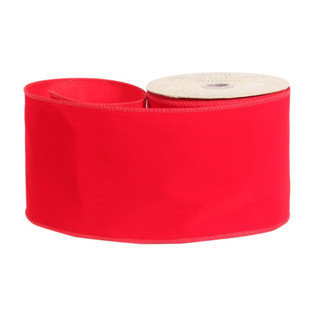 Red Velvet ribbon (100mm x 10yds)