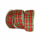 Wired Tartan Ribbon (50mm x 10 yards)