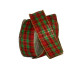 Wired Tartan Ribbons - 10 yards