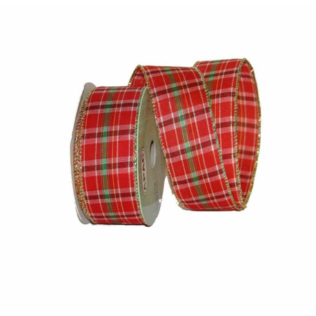 Tartan Ribbon (38mm x 10 yards)