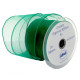 Emerald Wired Edge Organza Ribbon (70mm x 20m)