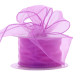 Lilac Wired Chiffon Ribbon (50mm)