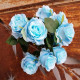 Antique Rose Bush Blue