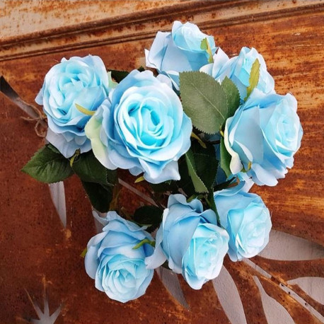 Antique Rose Bush Blue