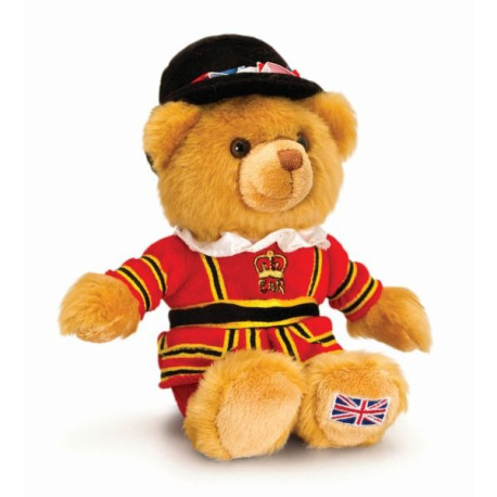 15cm London Beefeater Bear Soft Plush By Keel Toys - Souvenir