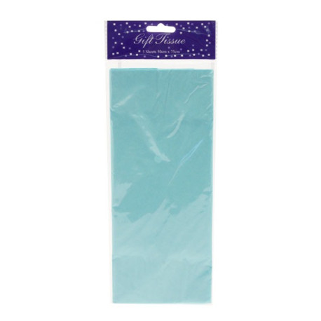 Light Blue Tissue Paper Pack 5 Sheets