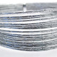 Silver Diamond Cut Aluminium Wire