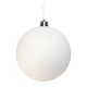 White Glitter Shatterproof Bauble (x1) (30cm)