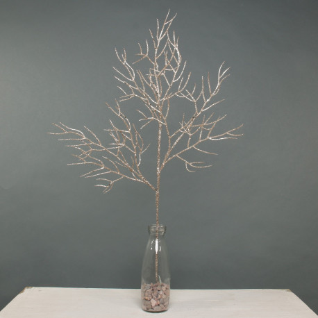 Champagne Glitter Twig Stems