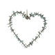 Heart Wreath With Green Leaves