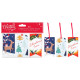 Christmas Time Tag (Pack Of 12)