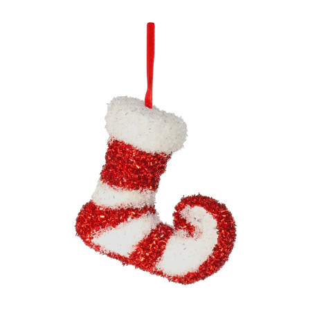 Candyland Elf Boot Hanging Decoration (H14cm)