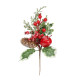 Apple Berry, Cone &amp; Foliage pick Red (H24cm)