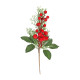 Berry &amp; Foliage pick Red (H30cm)