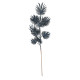 Navy Glitter Feather Stem (H75cm)