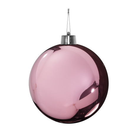 Pink Shiny Shatterproof Bauble (25cm)