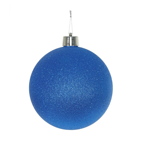 Blue Glitter Shatterproof Bauble (25cm)