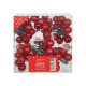 Red Bauble on Wire - Matt/Shiny/Glitter (Pack of 72)