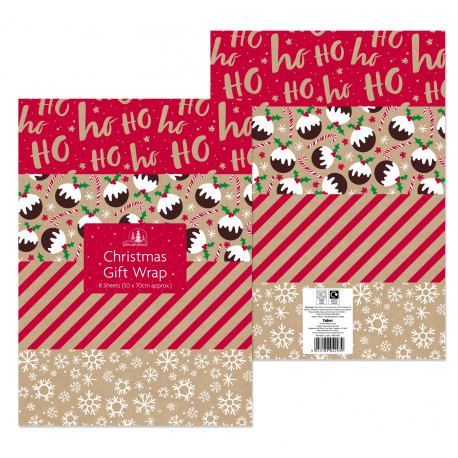 Christmas Gift Wrap Sheets