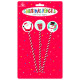 Christmas Pencils with Toppers (Pack of 3)