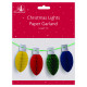 Honeycomb Christmas Lights Garland