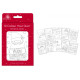 Colour Your Own Christmas Cards (Pack of 10)